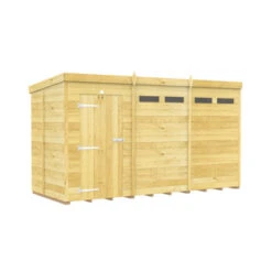 12 X 5 SECURITY PENT SHED
