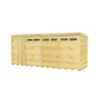 16 X 5 SECURITY PENT SHED -Best Garden Care Shop 15798 0