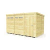 12 X 6 SECURITY PENT SHED -Best Garden Care Shop 15811 0