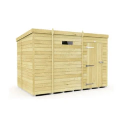 9 X 7 SECURITY PENT SHED