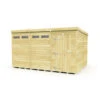 12 X 8 SECURITY PENT SHED -Best Garden Care Shop 15845 0