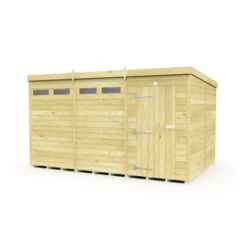 12 X 8 SECURITY PENT SHED