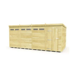 16 X 8 SECURITY PENT SHED