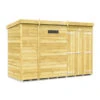 9 X 4 SECURITY PENT SHED DOUBLE DOOR -Best Garden Care Shop 15858 0