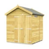7 X 5 SECURITY PENT SHED DOUBLE DOOR 1 7 X 5 SECURITY PENT SHED DOUBLE DOOR -Best Garden Care Shop 15872 0
