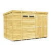 10 X 6 SECURITY PENT SHED DOUBLE DOOR -Best Garden Care Shop 15891 0