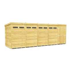 20 X 6 SECURITY PENT SHED DOUBLE DOOR