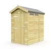 4 X 6 APEX SECURITY SHED -Best Garden Care Shop 15936 0