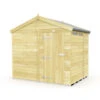 8 X 6 APEX SECURITY SHED 2 8 X 6 APEX SECURITY SHED -Best Garden Care Shop 16004 0