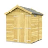 6 X 5 APEX SECURITY SHED DOUBLE DOOR 1 6 X 5 APEX SECURITY SHED DOUBLE DOOR -Best Garden Care Shop 16037 0