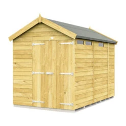 6 X 9 APEX SECURITY SHED DOUBLE DOOR