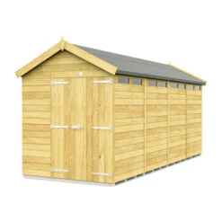 6 X 16 APEX SECURITY SHED DOUBLE DOOR