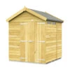 7 X 6 APEX SECURITY SHED DOUBLE DOOR -Best Garden Care Shop 16055 0