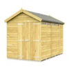 7 X 10 APEX SECURITY SHED DOUBLE DOOR -Best Garden Care Shop 16059 0