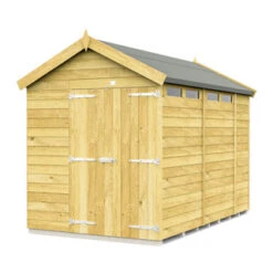 7 X 10 APEX SECURITY SHED DOUBLE DOOR