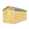 7 X 19 APEX SECURITY SHED DOUBLE DOOR -Best Garden Care Shop 16068 0