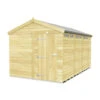 8 X 14 APEX SECURITY SHED DOUBLE DOOR -Best Garden Care Shop 16080 0