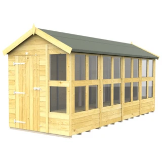 16 X 6 APEX POTTING SHED 3 16 X 6 APEX POTTING SHED
