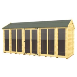 16 X 5 APEX SUMMER HOUSE (FULL HEIGHT WINDOW)