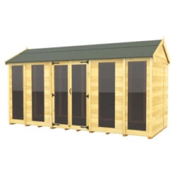 14 X 6 APEX SUMMER HOUSE (FULL HEIGHT WINDOW)