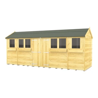 18 X 7 APEX SUMMER SHED 3 18 X 7 APEX SUMMER SHED