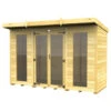 10 X 4 PENT SUMMER HOUSE (FULL HEIGHT WINDOW)