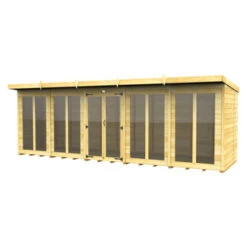 20 X 6 PENT SUMMER HOUSE (FULL HEIGHT WINDOW)