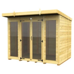 8 X 7 PENT SUMMER HOUSE (FULL HEIGHT WINDOW)