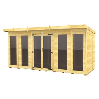 14 X 8 PENT SUMMER HOUSE (FULL HEIGHT WINDOW) 3 14 X 8 PENT SUMMER HOUSE (FULL HEIGHT WINDOW)