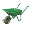 WHEELBARROW PNEUMATIC TYRE GREEN 90L PRESSED PAN ENDURANCE -Best Garden Care Shop 385804 0